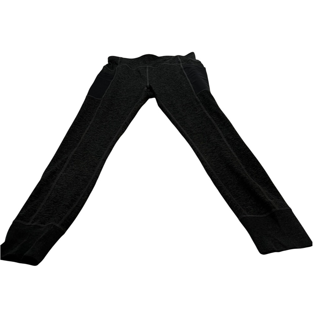 AVA Womens Athletic Leggings Activewear Stretch Running Workout Gray Size L‎
